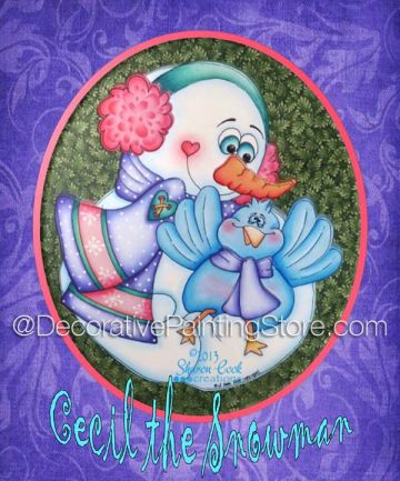 Cecil the Snowman Pattern - Sharon Cook - PDF DOWNLOAD